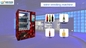 Distributeurs automatiques de vin rouge avec l'ascenseur et le système futé, nouveau distributeur automatique 24 heures de StoreMicron d'usine de carte de crédit