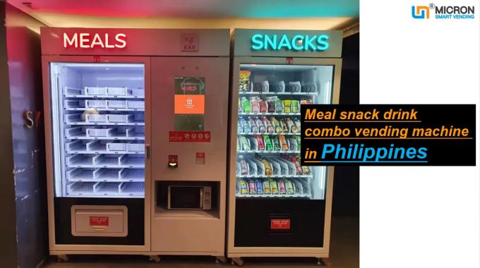 Distributeur automatique d'aliment cuits de repas de micron à Philippines