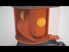 Vendeuse de jus d'orange fraîchement fabriquée avec lecteur de cartes et écran tactile pour le centre commercial