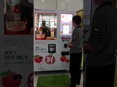 Vendeuse automatique de jus d'orange avec lecteur de cartes et accepteur de monnaie