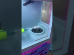 Micron Boutique alimentaire de rue Machine à vendre de bonbons de coton avec 32 saveurs de fruits et forme de fleur