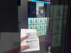 600 pièces innovantes CBD Vape Cigar E-cig machine à vendre avec lecteur de carte de vérification d'âge