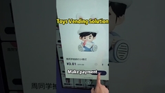 Solution de vente de jouets, distributeur haut de gamme avec ascenseur pour livrer des jouets IP #vendingmachine