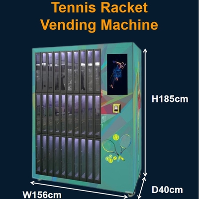 Distributeur automatique de casier de sport de tennis d'écran tactile de grande capacité avec le système intelligent