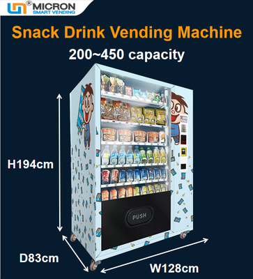 Le cola futé de micron a mis en boîte la capacité de distributeur automatique de casse-croûte de boissons de distributeur automatique de boissons
