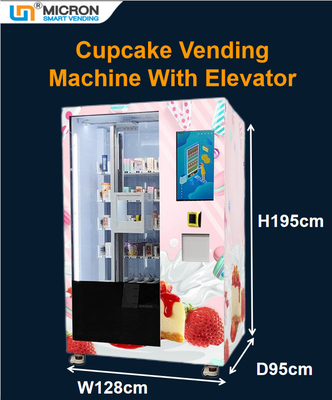 Distributeur automatique de casse-croûte de petit gâteau de gâteau d'anniversaire avec l'écran tactile de 22 pouces