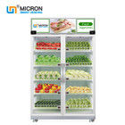 Paiement de carte de Creadit de porte à deux battants de distributeur automatique de légumes de sens de poids, réfrigérateur intelligent, refroidisseur futé, micron