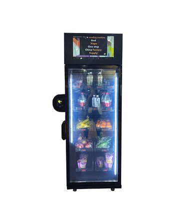 QUALITÉ  240V Smart Fridge for snack cold drink Vending Machine with nayax card reader usine