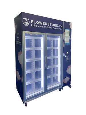 Micron Commercial 24 heures sur 24 et 7 jours sur 7, auto-service, refroidissement, bouquet de fleurs frais, distributeur automatique dans les magasins sans pilote