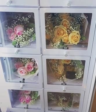 Micron Commercial 24 heures sur 24 et 7 jours sur 7, auto-service, refroidissement, bouquet de fleurs frais, distributeur automatique dans les magasins sans pilote