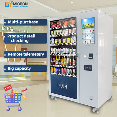 Machines à vendre automatiques avancées avec cadre métallique et télémétrie