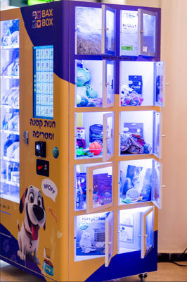 Combo Vending Machine avec des casiers 21.5 pouces fonction SDK écran tactile