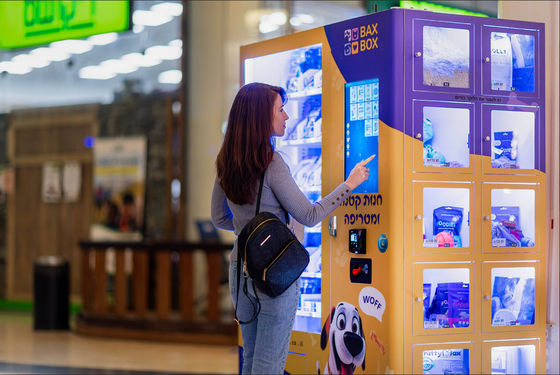 Combo Vending Machine avec des casiers 21.5 pouces fonction SDK écran tactile