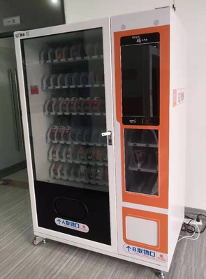 Distributeurs automatiques d'Internet d'autocollant d'enveloppe d'écran tactile adapté aux besoins du client de casse-croûte et de boissons pour le marché du Pakistan