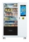 Distributeur automatique de vente chaud de boissons de casse-croûte d'écran tactile de 22 pouces avec le système de refroidissement dans les écoles