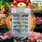 L'oeuf R290 de fruits de mer a frigorifié la vente de réfrigérateur de Smart de distributeur automatique avec le lecteur de cartes