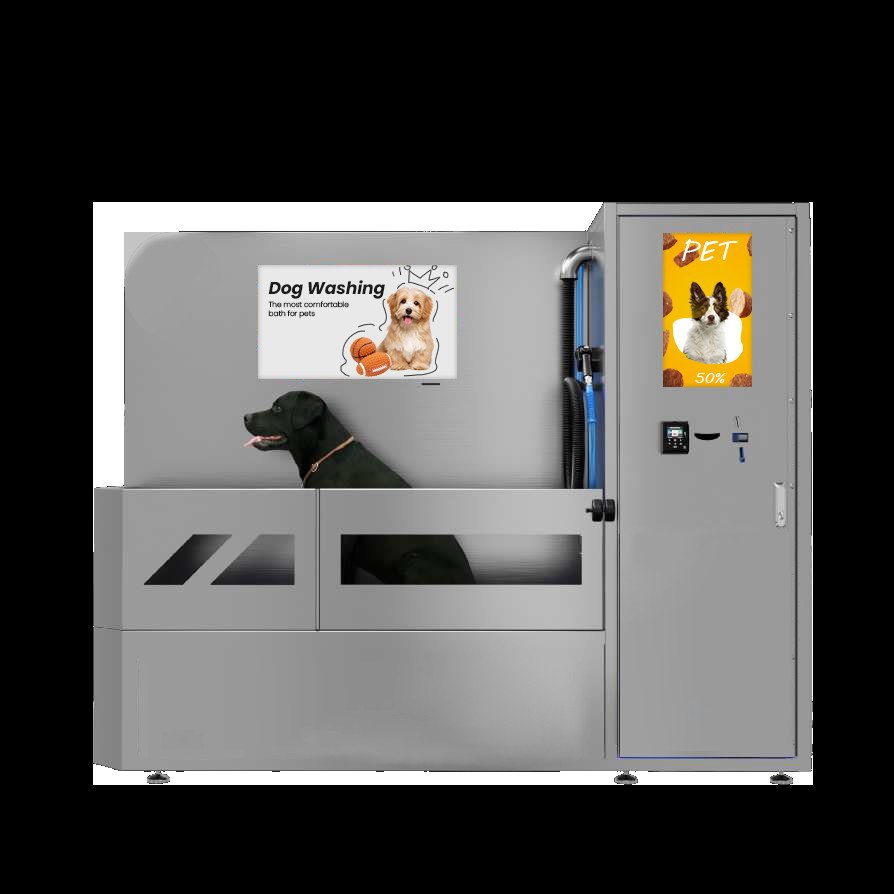 Automatic Dog Washing Machine Wallpaper 8k