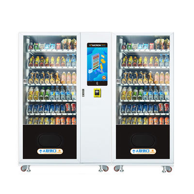 Distributeur automatique de casse-croûte de spirale de grande capacité et de boissons avec le système de refroidissement et l'écran tactile