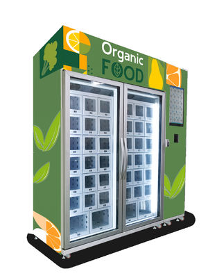 Distributeur automatique de Smart de micron de fleur de distributeur automatique de fruit de casier de la CE avec le système de refroidissement
