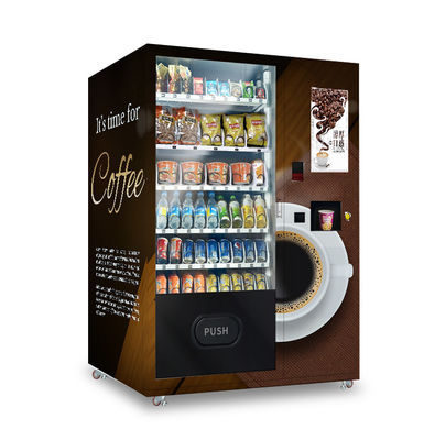 Instant Coffee Vending Machine With Free Hot Water, Can Operate Snacks, Drinks, Cup Noodles, Tea