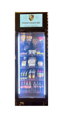 Écran tactile de grande capacité Snack Drink réfrigérateur intelligent machine à vendre à porte ouverte