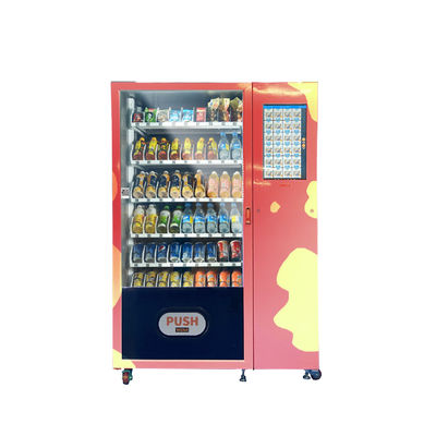 Centres commerciaux Système de vente à distance intelligent Snacks Boissons froides Bouteille Vendeuse