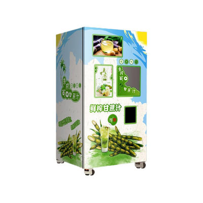 Automate de vente de jus de canne à sucre original en libre-service avec système de nettoyage intelligent pour centre commercial
