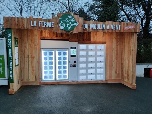 Système de réfrigération réglable machine à vendre de casiers pour Max.40 variété de marchandises