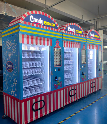 Vendeuse de snacks de 300 kg avec système de back-end intelligent et écran tactile de 21,5 pouces