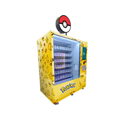 Lightbox personnalisé avec logo Pokémon PTCG, distributeur de cartes avec écran tactile pour la publicité