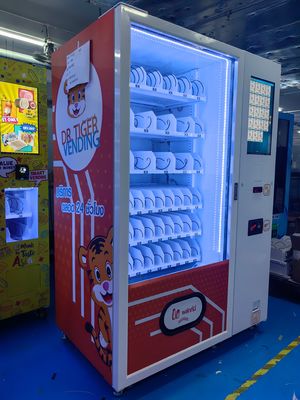 Vendeuse de collations pratique pour les magasins de détail sans pilote avec système de promotion intelligent