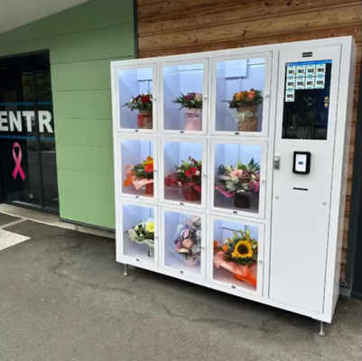 Produits polyvalents dans les casiers automatiques Pour les fleurs fraîches Bouquets Produits agricoles