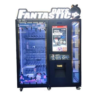 7 étages* 12 emplacements Capacité Machines à vendre de jouets Lampes à rayures pour un design accrocheur