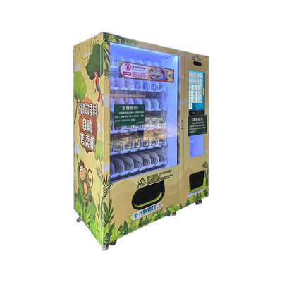 Machine à vendre automatique d'aliments pour animaux à écran tactile portefeuille électronique pour les parcs zoologiques