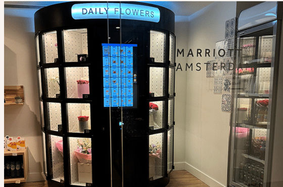 Une machine à vendre de fleurs fraîches de 420 kg avec un cadre en tôle de métal durable