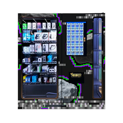 Une machine à vendre 3C intelligente avec des casiers transparents pour une meilleure présentation des produits
