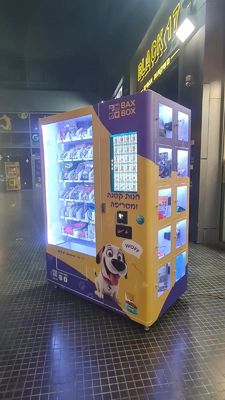 Vendeuse à porte en verre 220V pour les collations en vrac 400W Capacité efficace
