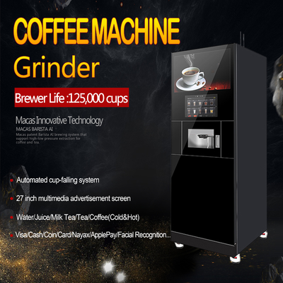 Machine à café entièrement automatique avec gestion à distance