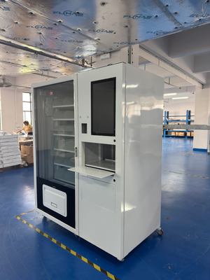 Frozen Food Vending Machine with 3℃ Refrigeration Built-In Microwave Station and Waste Reduction Technology