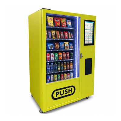 Distributeur automatique de collations conçu pour la vente de collations et de boissons avec une capacité élevée et une interface conviviale
