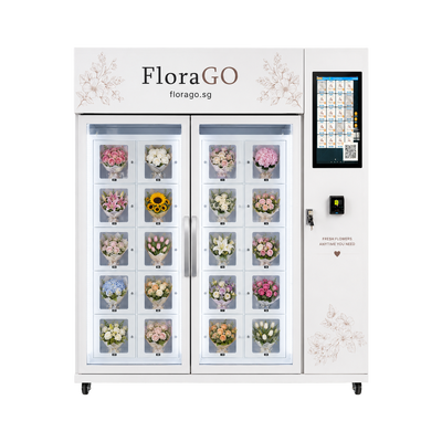 Flower Vending Machine flower dispensing machine designed for high traffic areas requiring quick and fresh flower sales