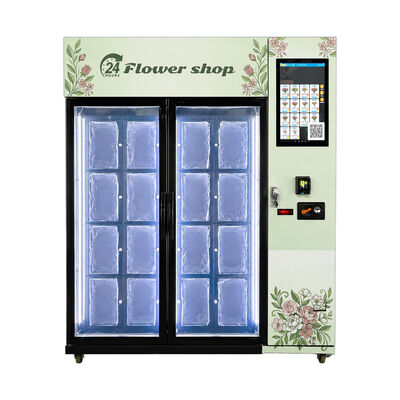 Distributeur automatique de fleurs à vendre avec ramassage de casier réfrigéré intelligent