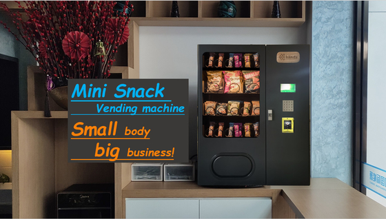 Distributeur automatique de casse-croûte de couleur noire d'accessoires de Mini Vending Machine For Mobile de 1 mètre petit