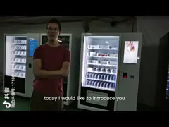 Le distributeur automatique de haute qualité de casse-croûte et de boissons, téléphone portable de soutien à télécommande, vérifient l'inventaire